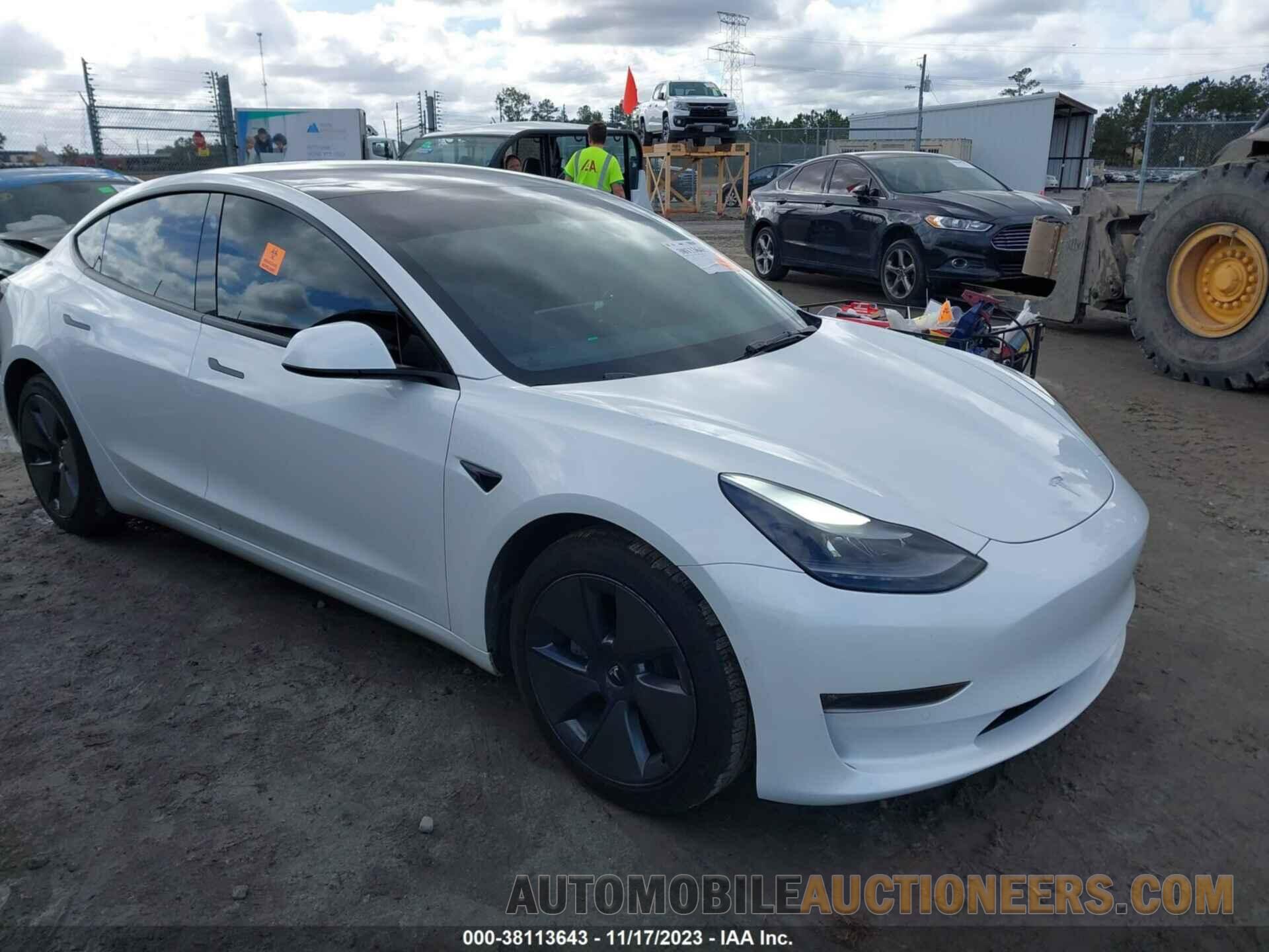 5YJ3E1EBXNF326850 TESLA MODEL 3 2022