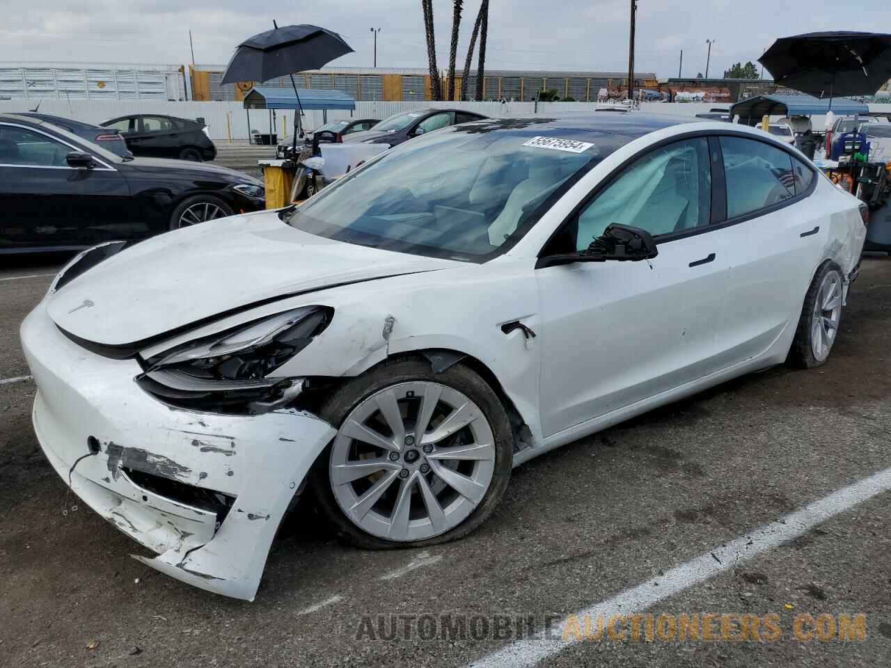 5YJ3E1EBXNF337718 TESLA MODEL 3 2022