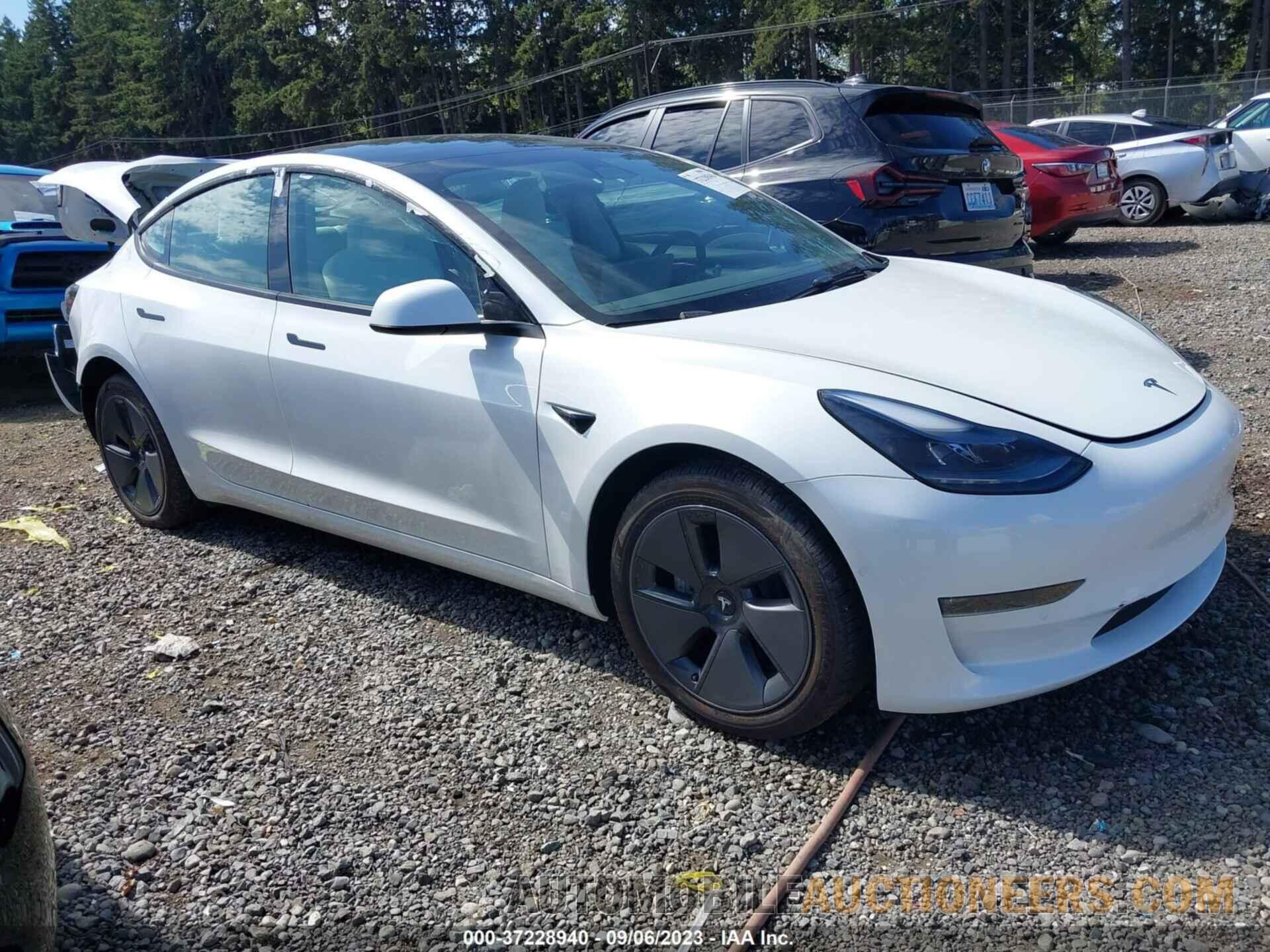 5YJ3E1EBXNF342305 TESLA MODEL 3 2022