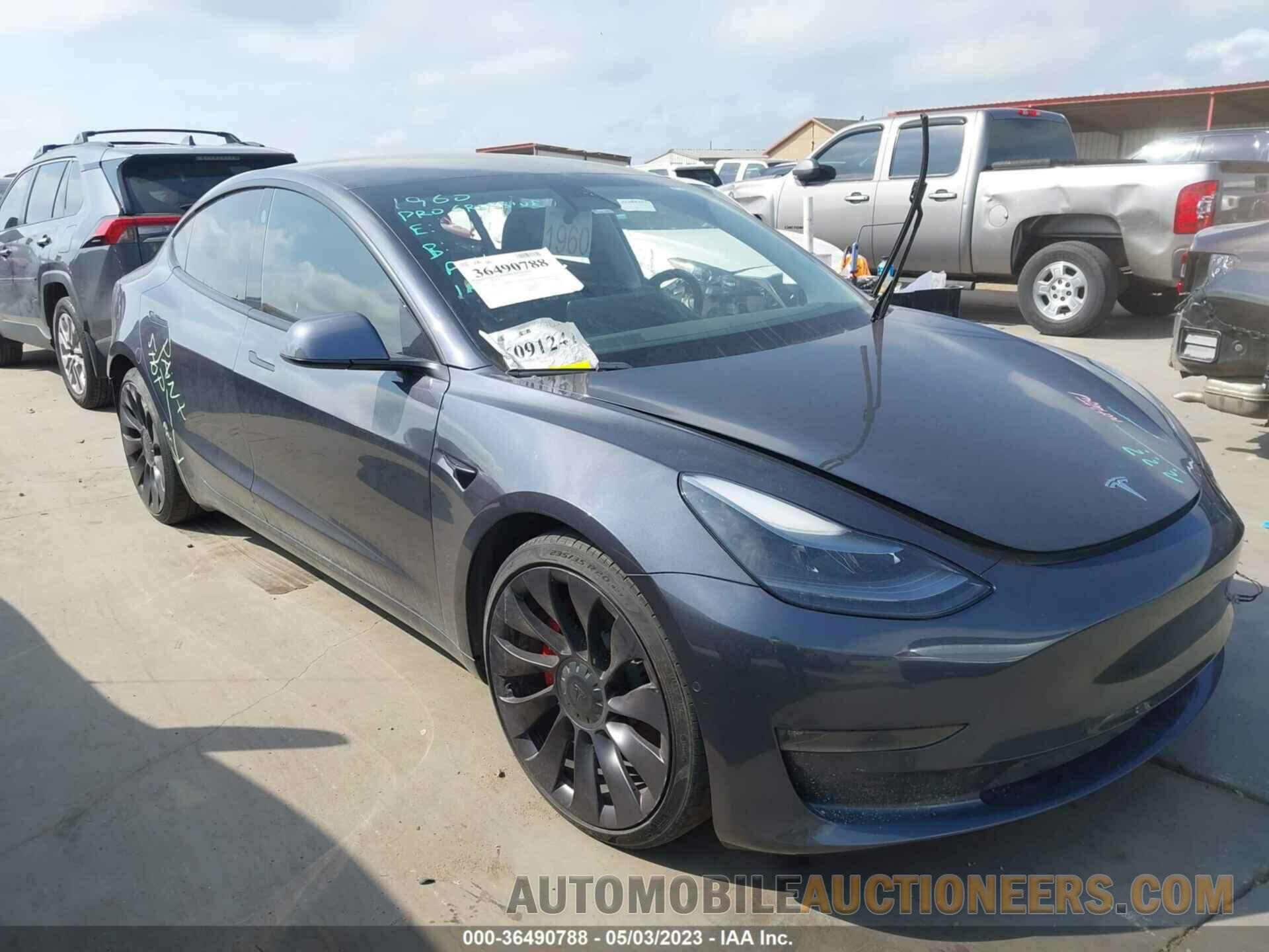 5YJ3E1EC0MF025284 TESLA MODEL 3 2021