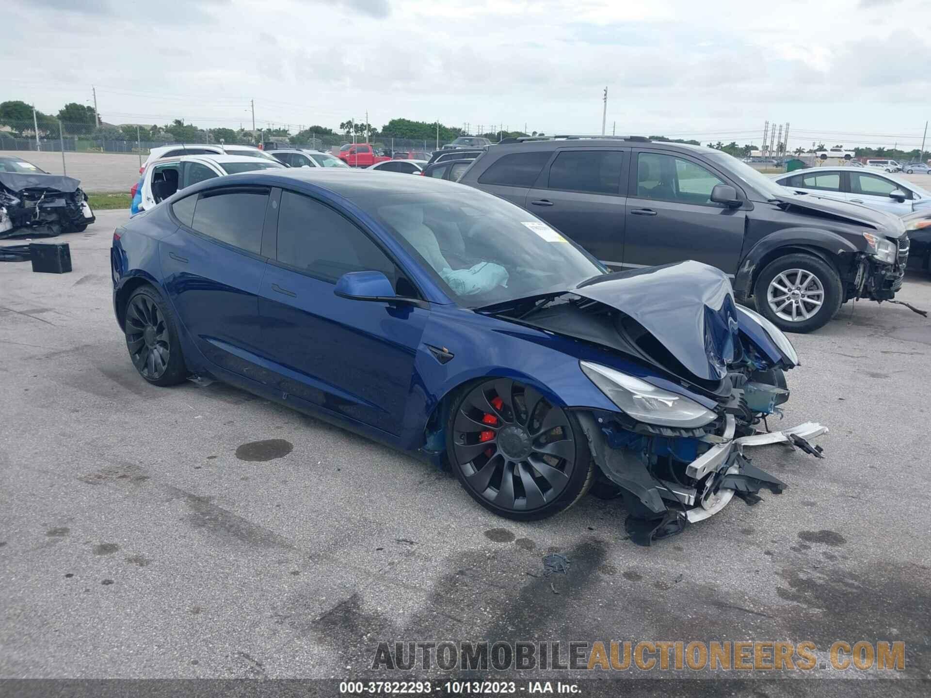 5YJ3E1EC0MF093701 TESLA MODEL 3 2021