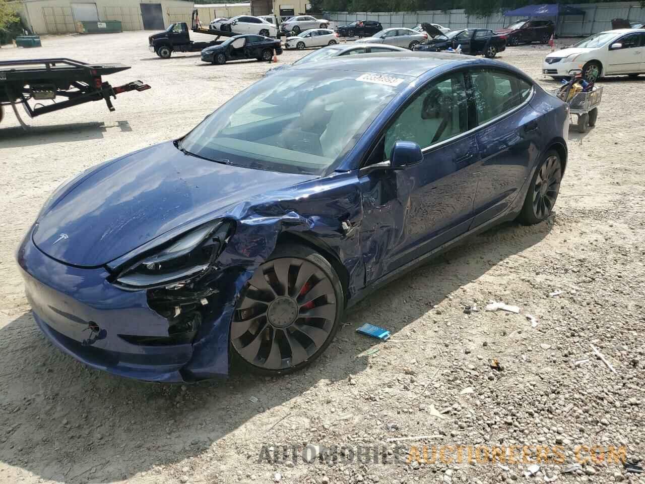 5YJ3E1EC0MF913677 TESLA MODEL 3 2021