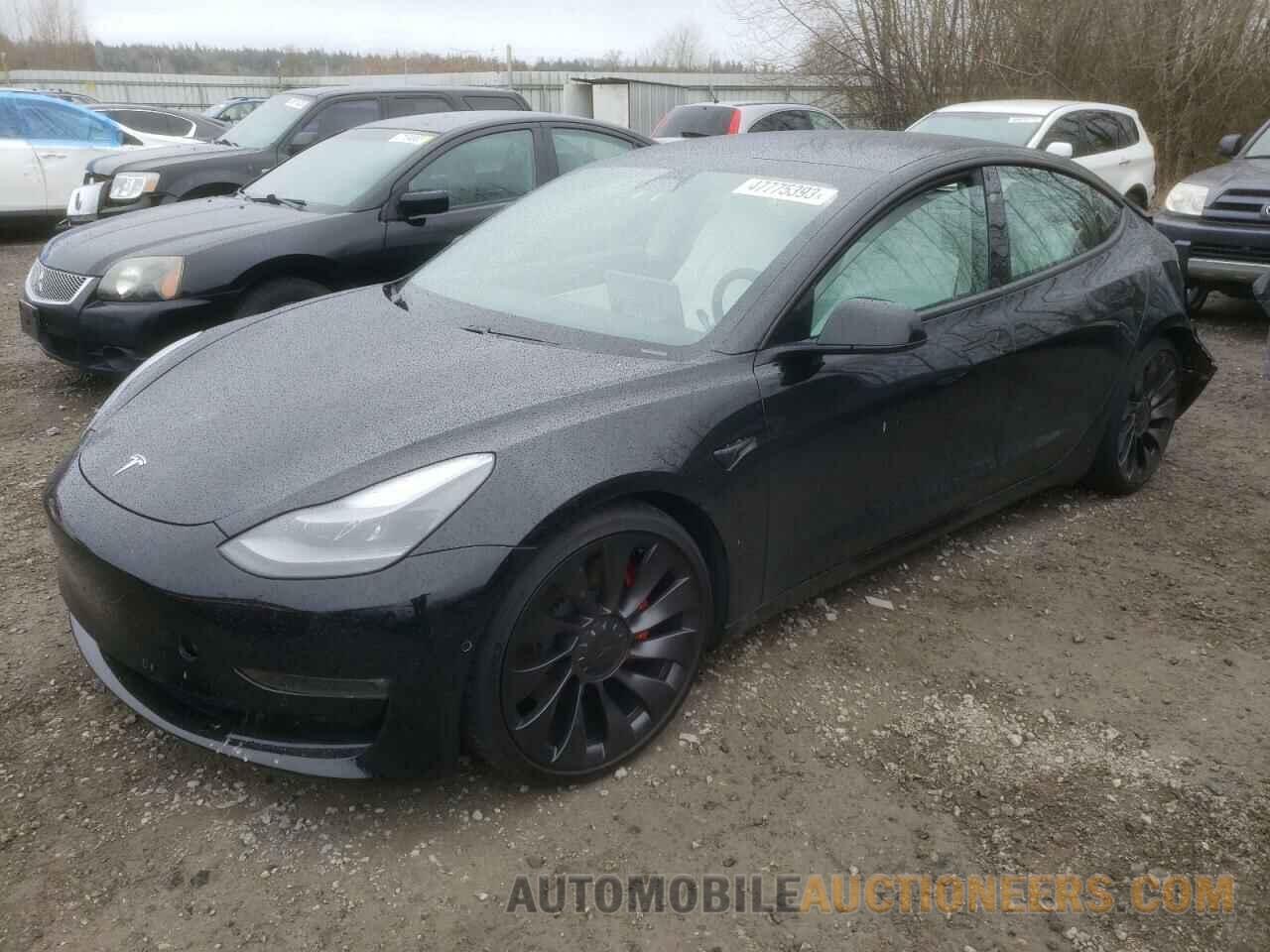 5YJ3E1EC0MF914277 TESLA MODEL 3 2021