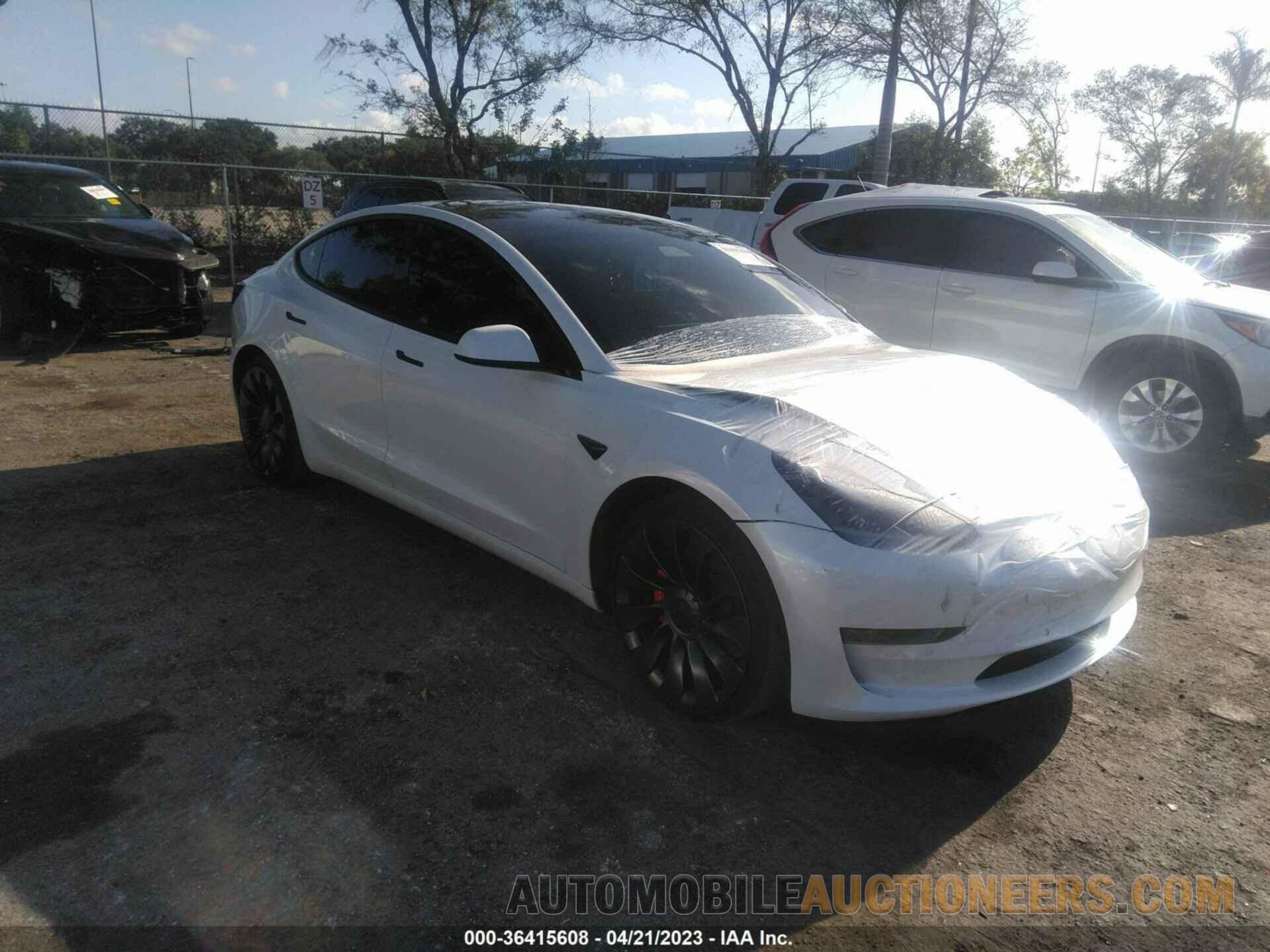 5YJ3E1EC0MF984412 TESLA MODEL 3 2021