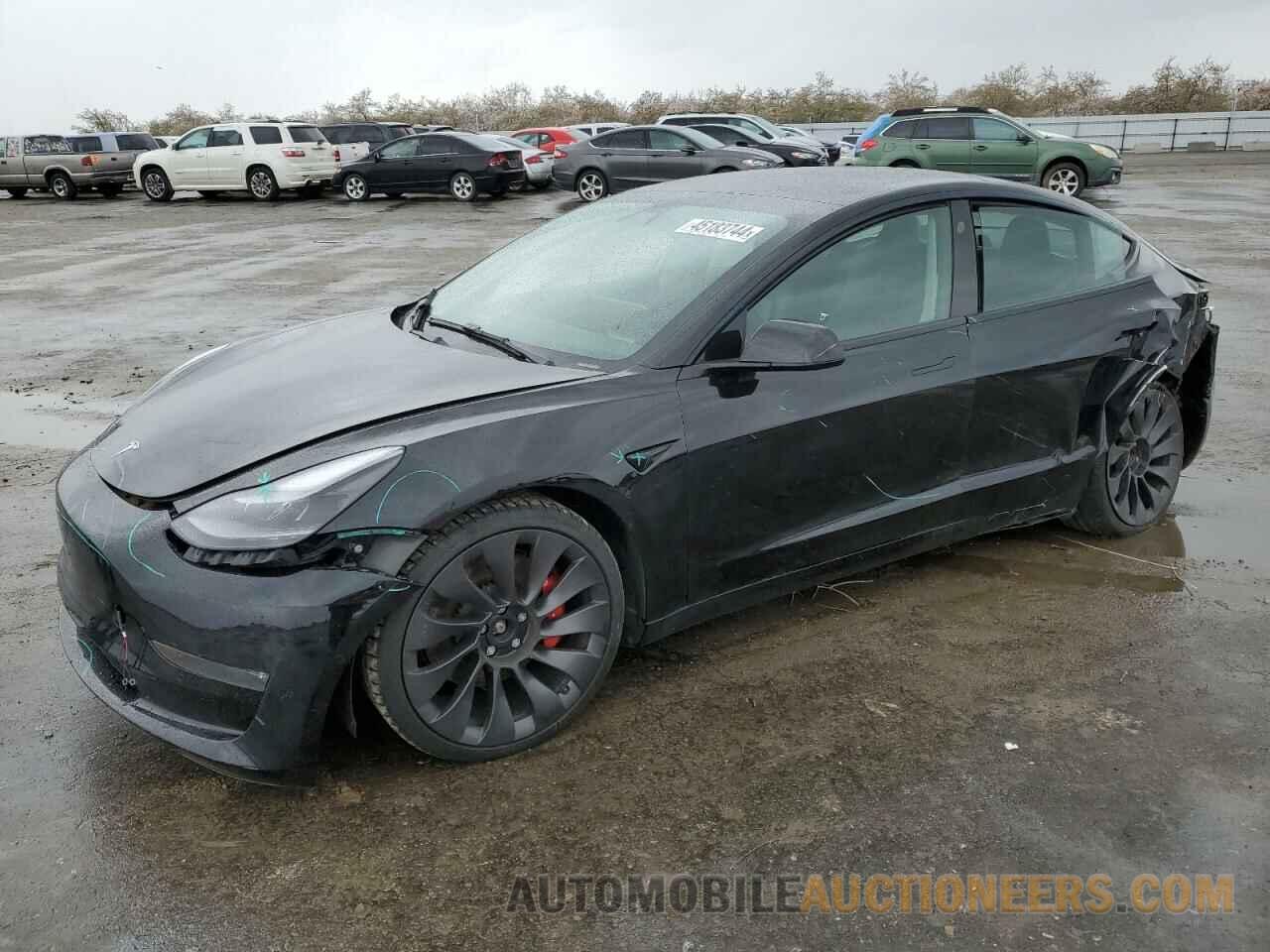 5YJ3E1EC0NF104200 TESLA MODEL 3 2022