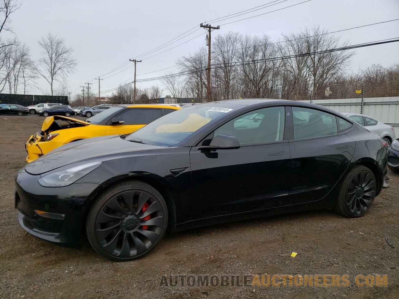 5YJ3E1EC0NF109722 TESLA MODEL 3 2022