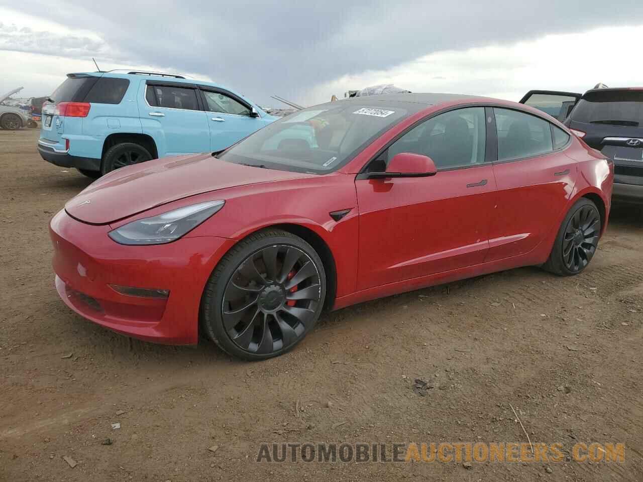 5YJ3E1EC0NF132322 TESLA MODEL 3 2022