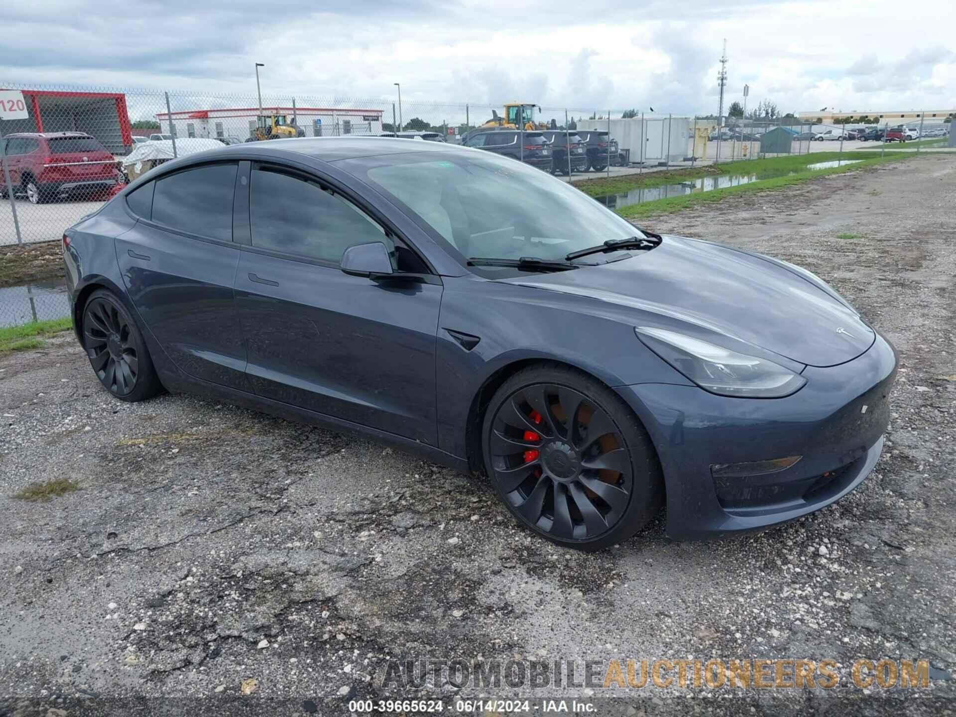 5YJ3E1EC0NF163330 TESLA MODEL 3 2022