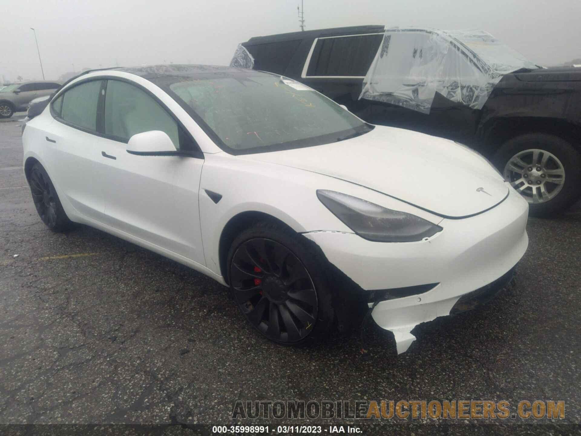 5YJ3E1EC0NF177969 TESLA MODEL 3 2022