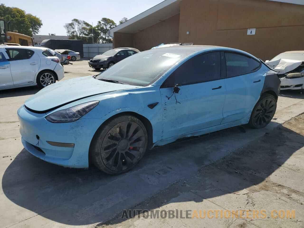 5YJ3E1EC0NF203101 TESLA MODEL 3 2022