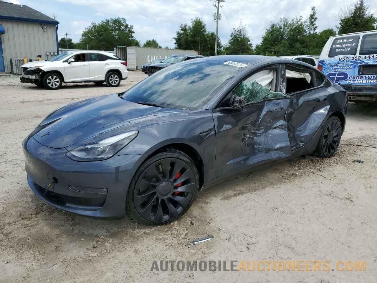 5YJ3E1EC0NF261869 TESLA MODEL 3 2022