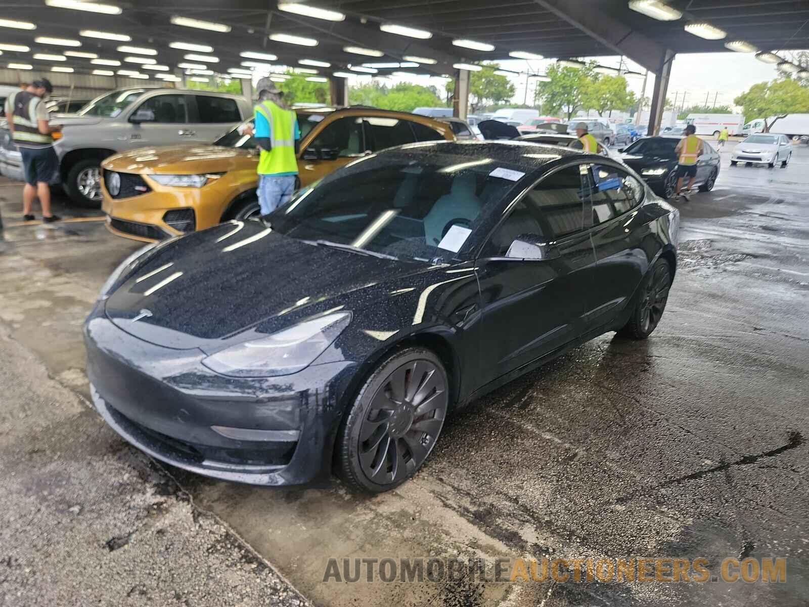 5YJ3E1EC0NF269583 Tesla Model 3 2022