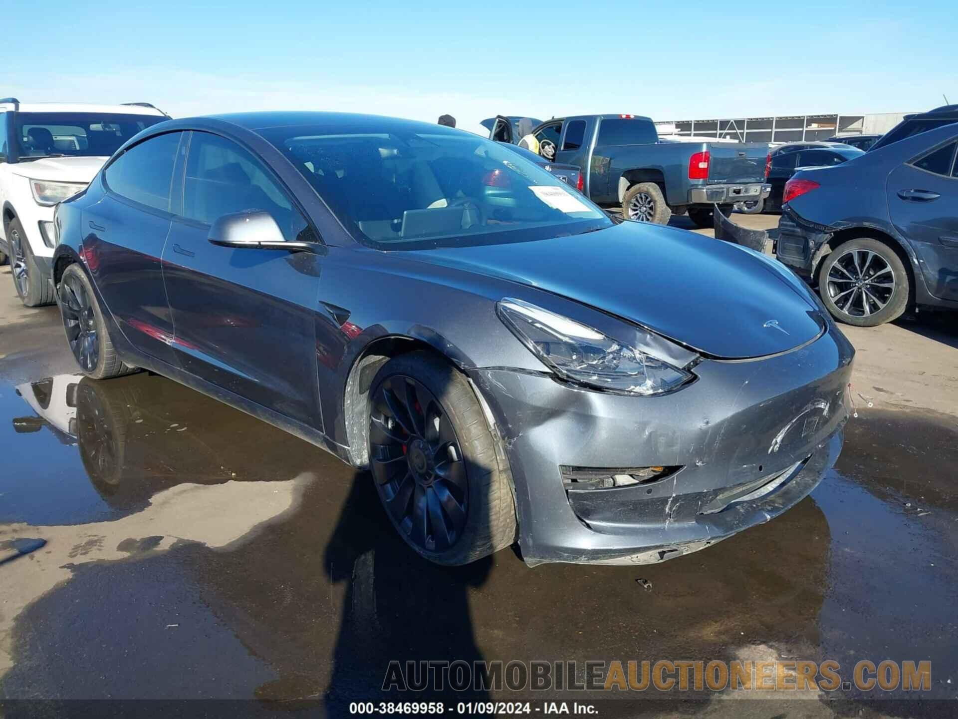 5YJ3E1EC0NF295424 TESLA MODEL 3 2022