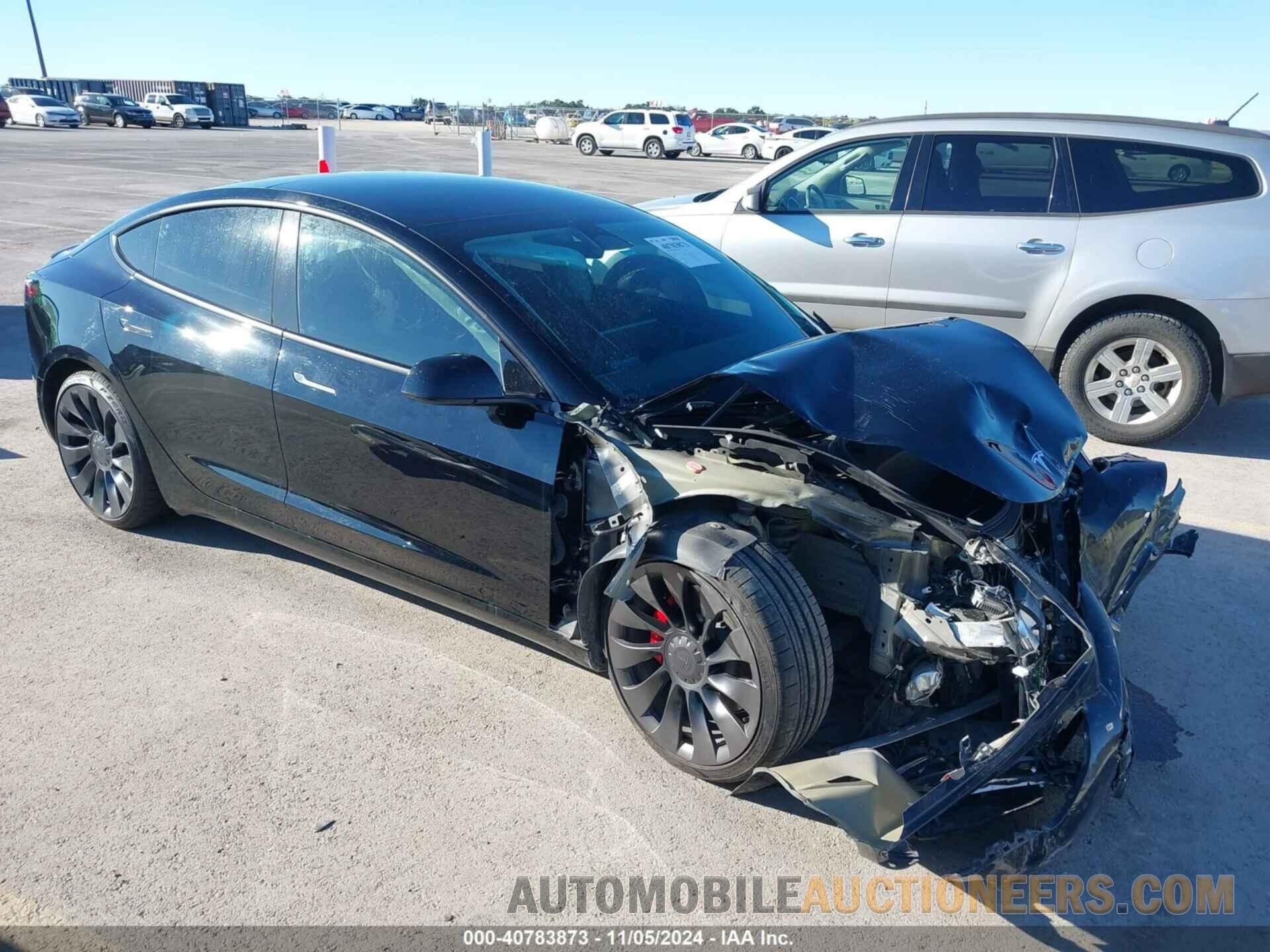 5YJ3E1EC0NF295830 TESLA MODEL 3 2022