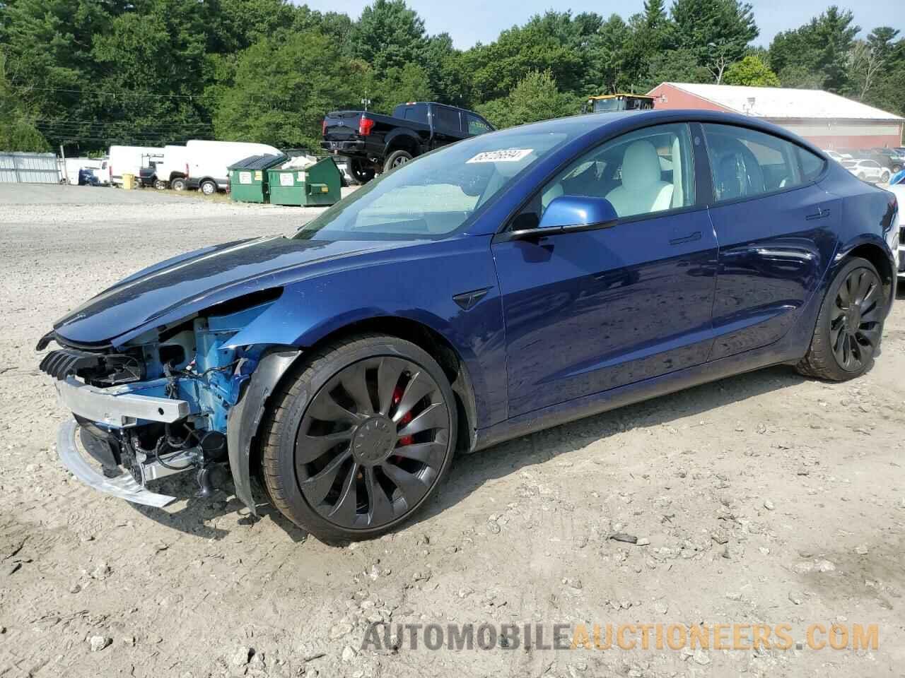 5YJ3E1EC0NF308835 TESLA MODEL 3 2022