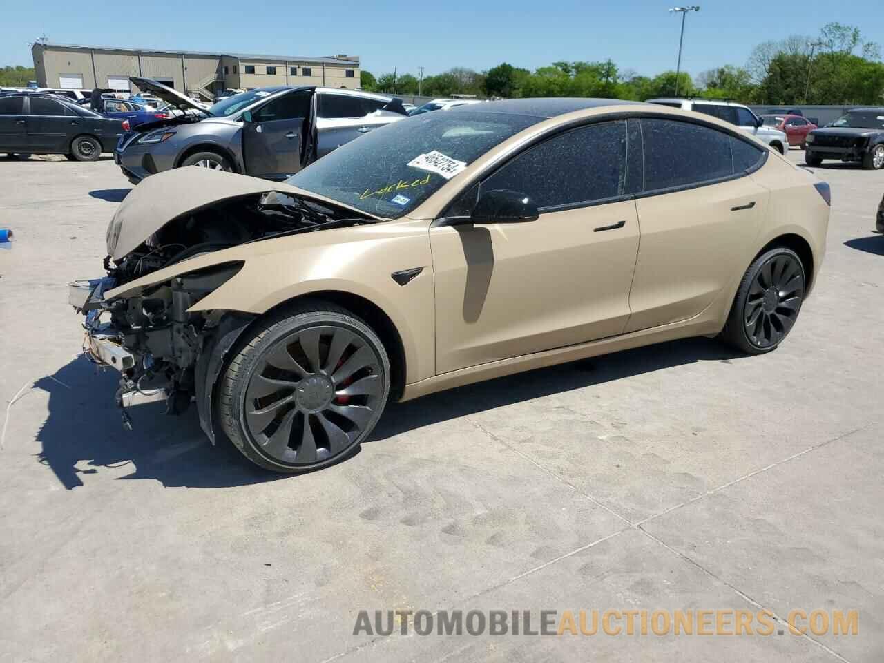 5YJ3E1EC0NF348476 TESLA MODEL 3 2022