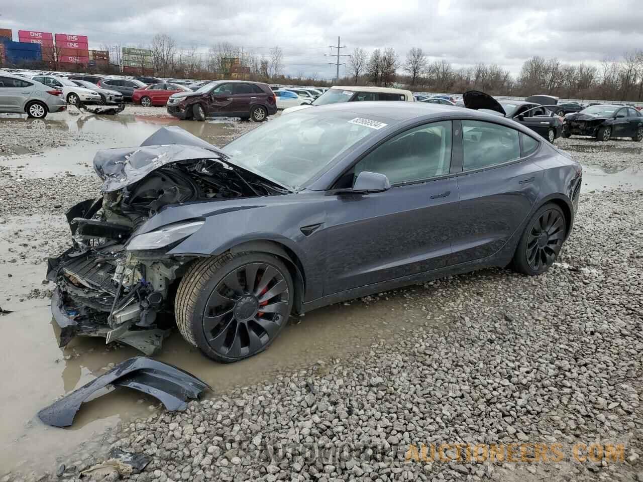 5YJ3E1EC1MF056513 TESLA MODEL 3 2021