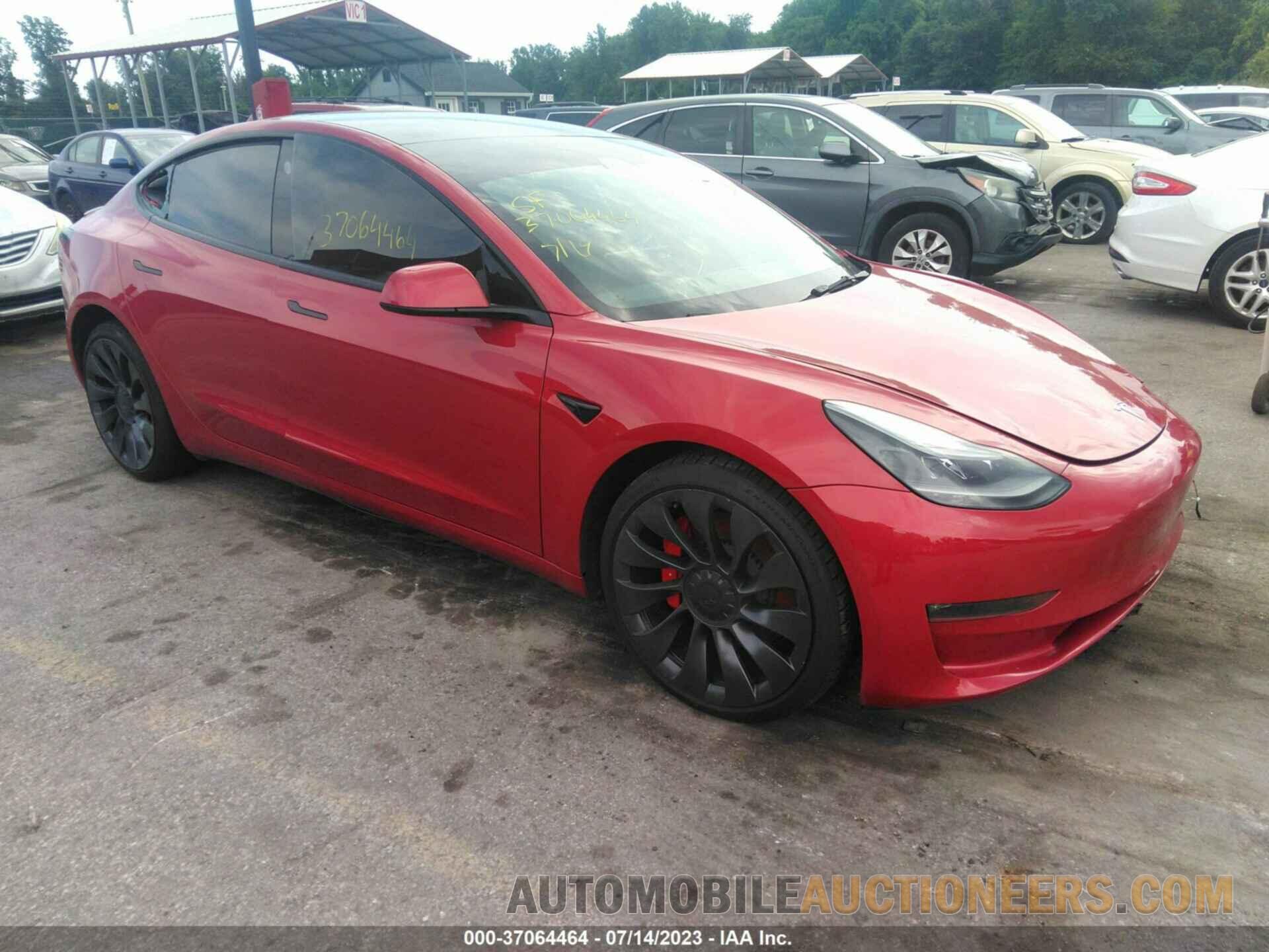 5YJ3E1EC1MF096672 TESLA MODEL 3 2021