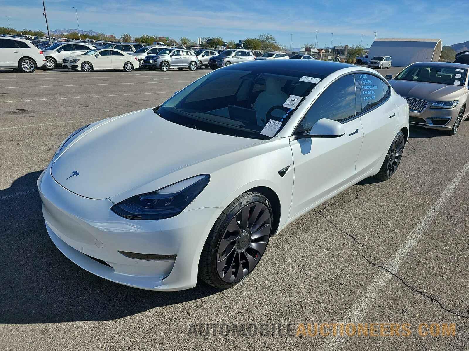 5YJ3E1EC1MF869835 Tesla Model 3 2021