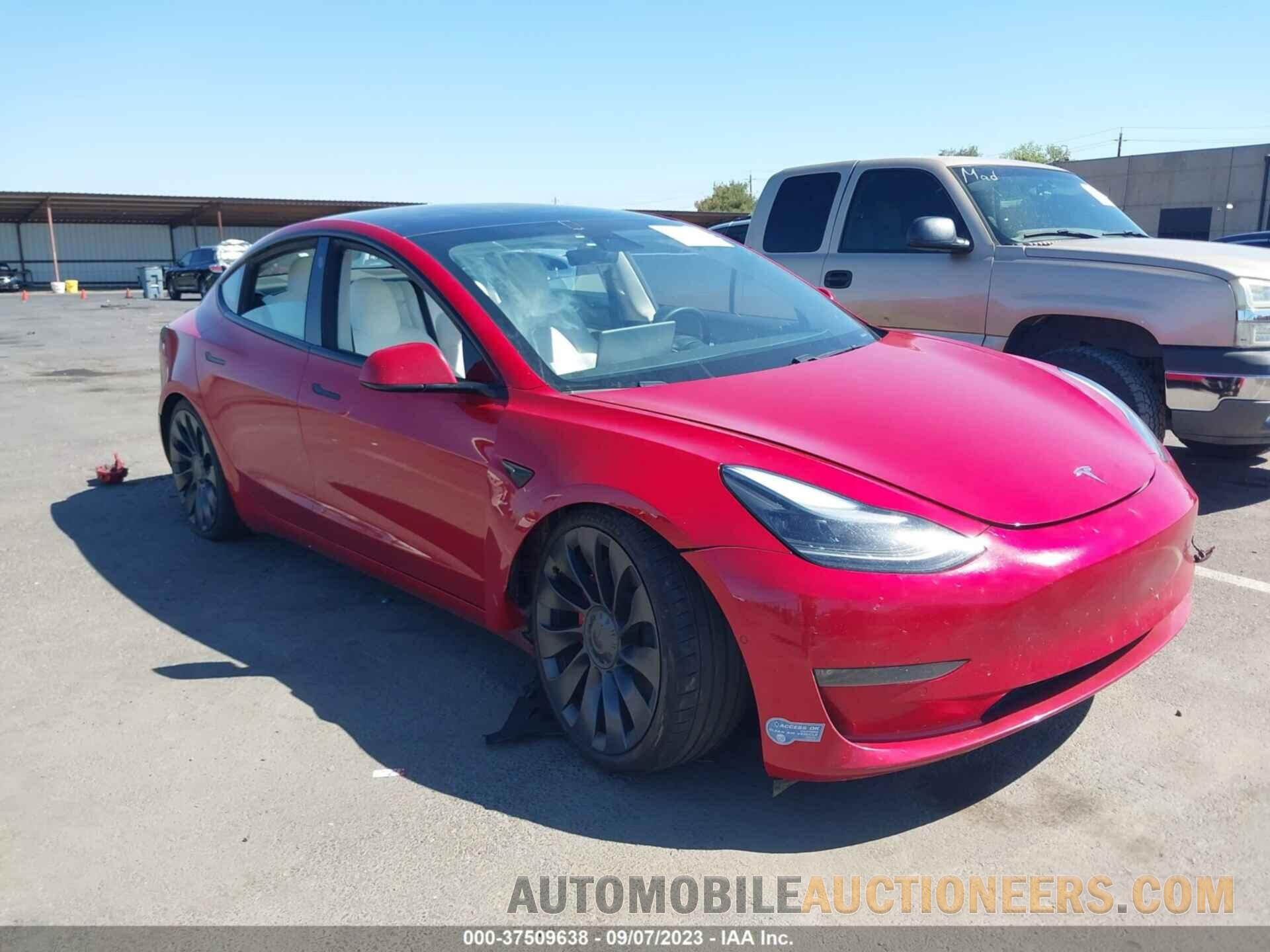 5YJ3E1EC1MF926308 TESLA MODEL 3 2021