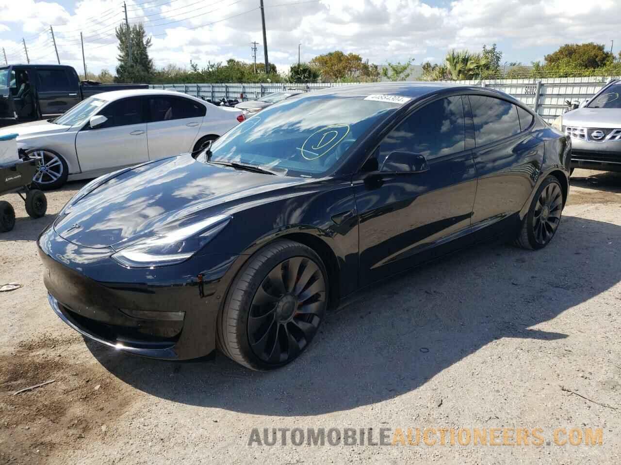 5YJ3E1EC1NF105405 TESLA MODEL 3 2022