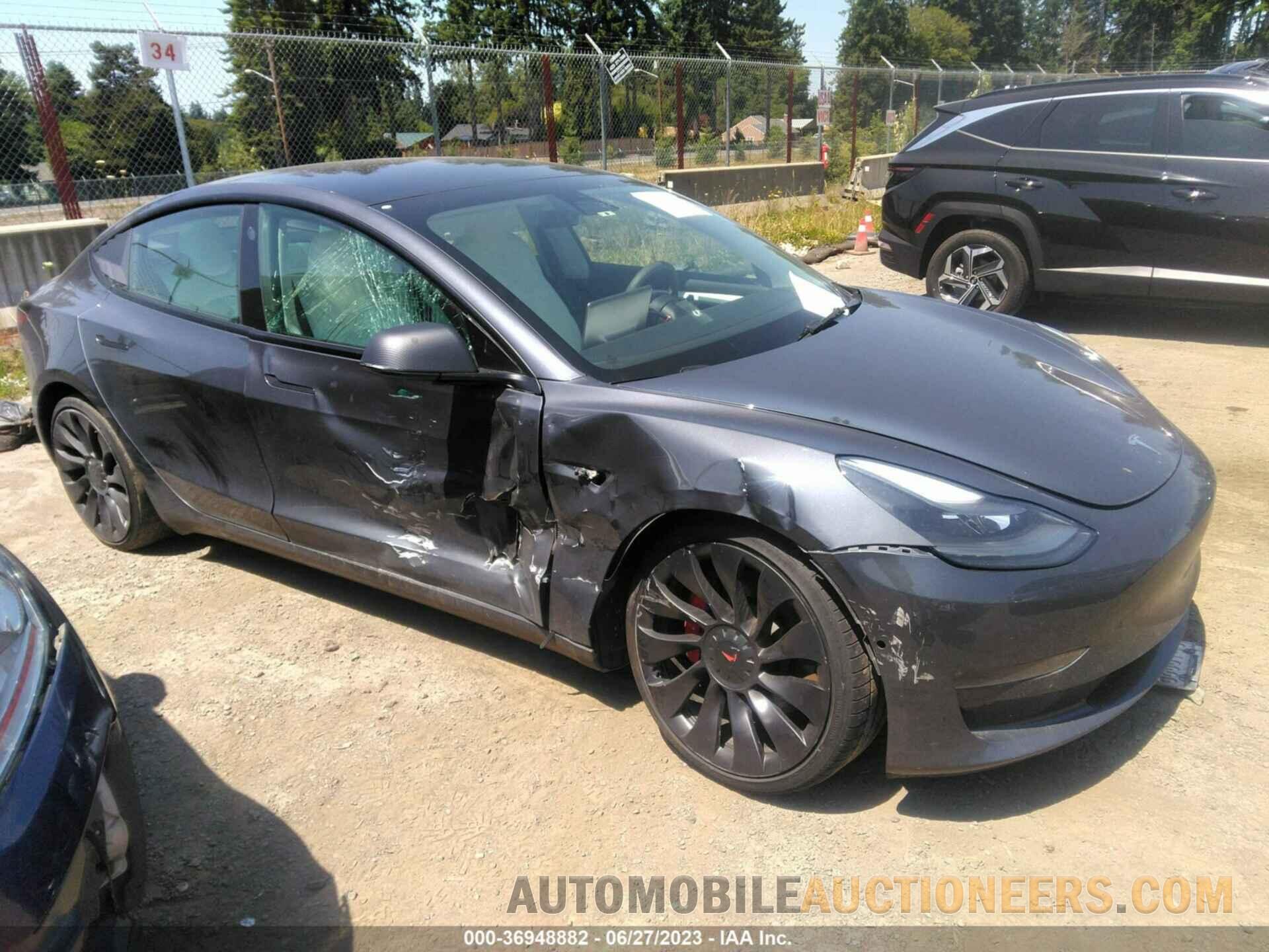 5YJ3E1EC1NF109003 TESLA MODEL 3 2022