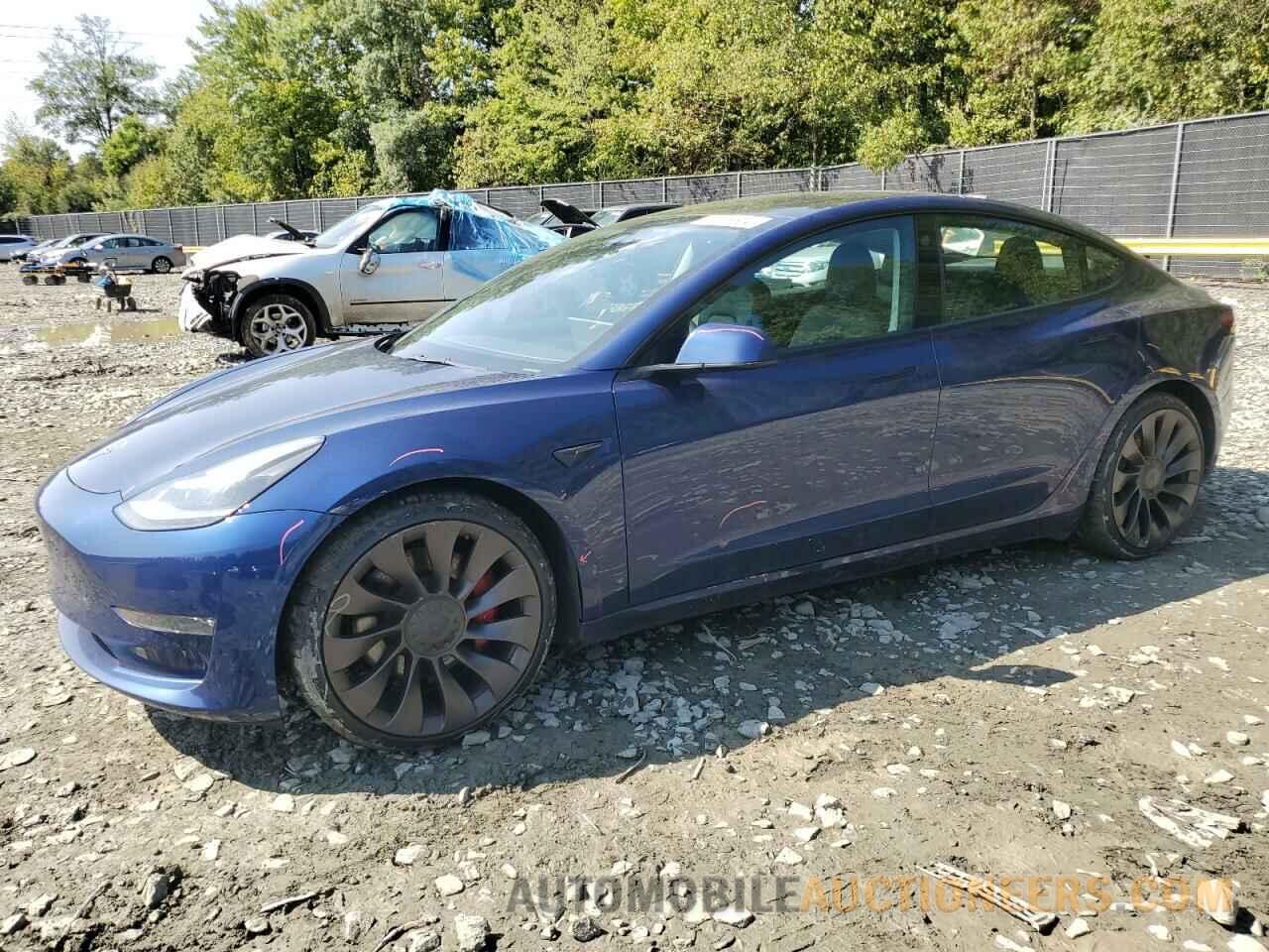 5YJ3E1EC1NF124116 TESLA MODEL 3 2022