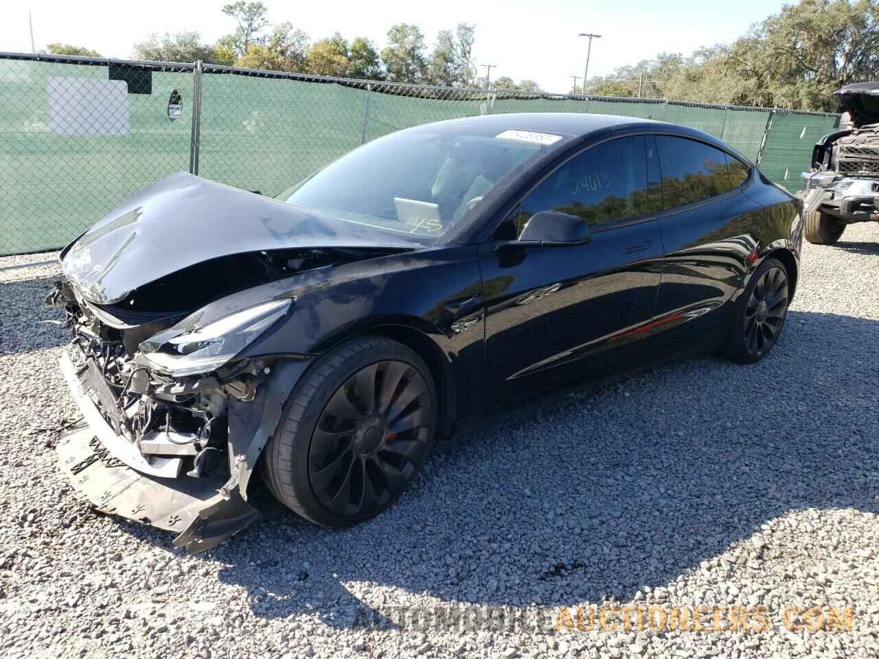 5YJ3E1EC1NF165748 TESLA MODEL 3 2022