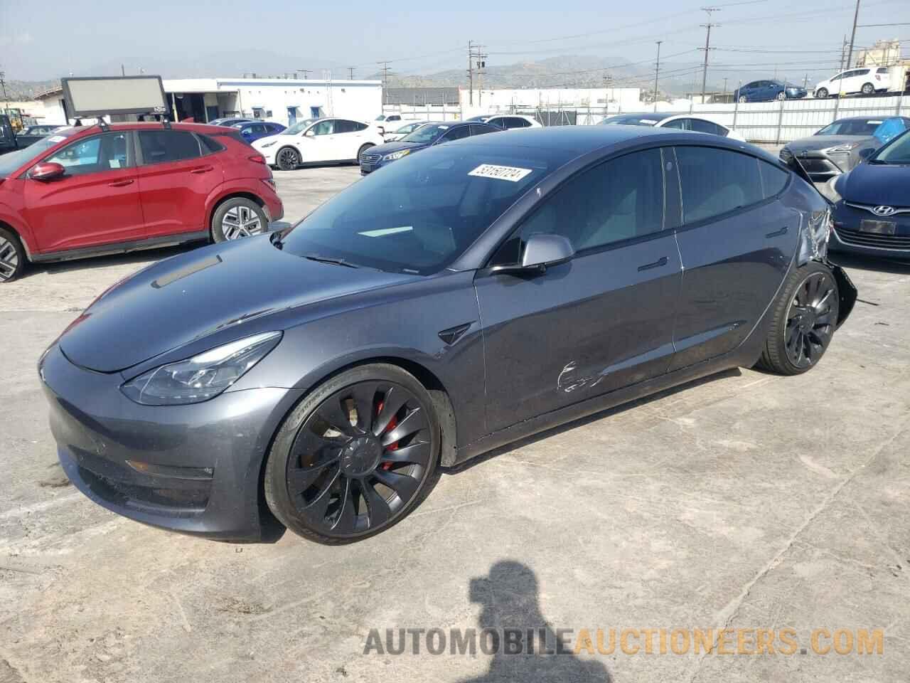 5YJ3E1EC1NF197289 TESLA MODEL 3 2022