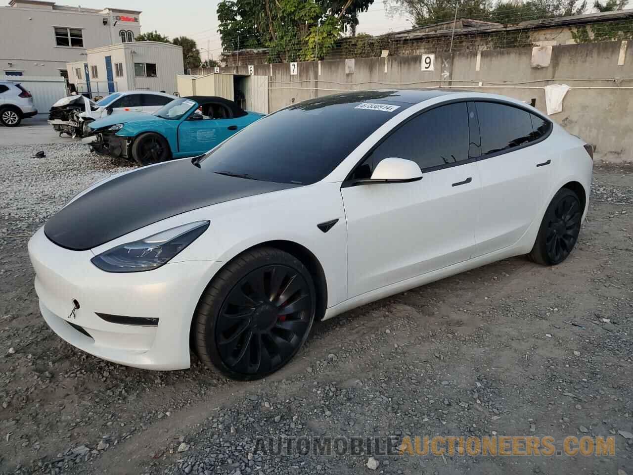 5YJ3E1EC1NF204418 TESLA MODEL 3 2022