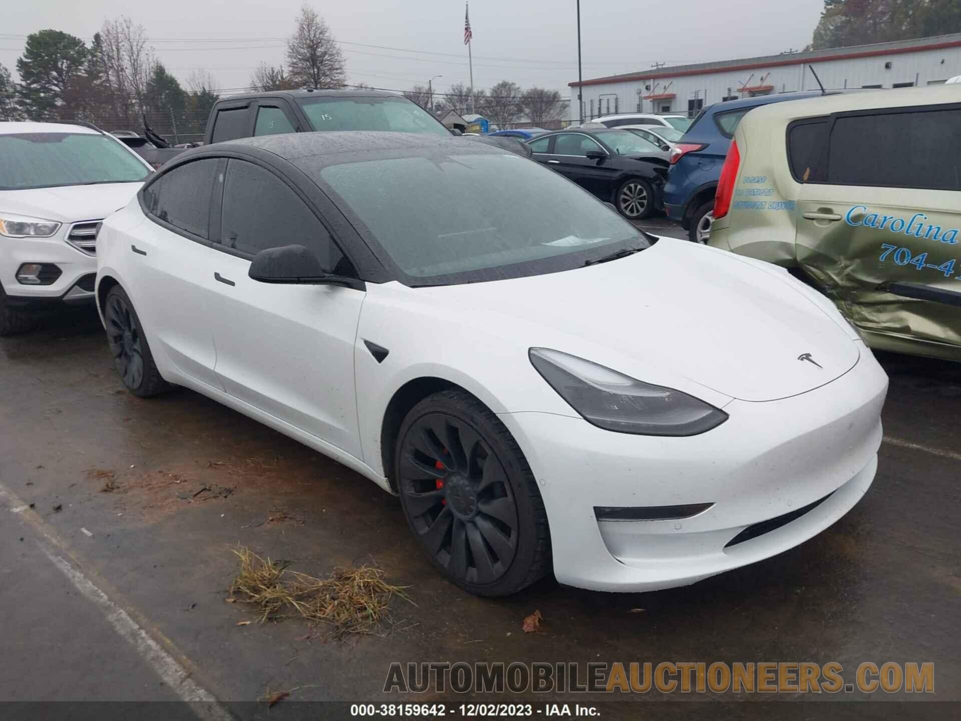 5YJ3E1EC1NF247897 TESLA MODEL 3 2022