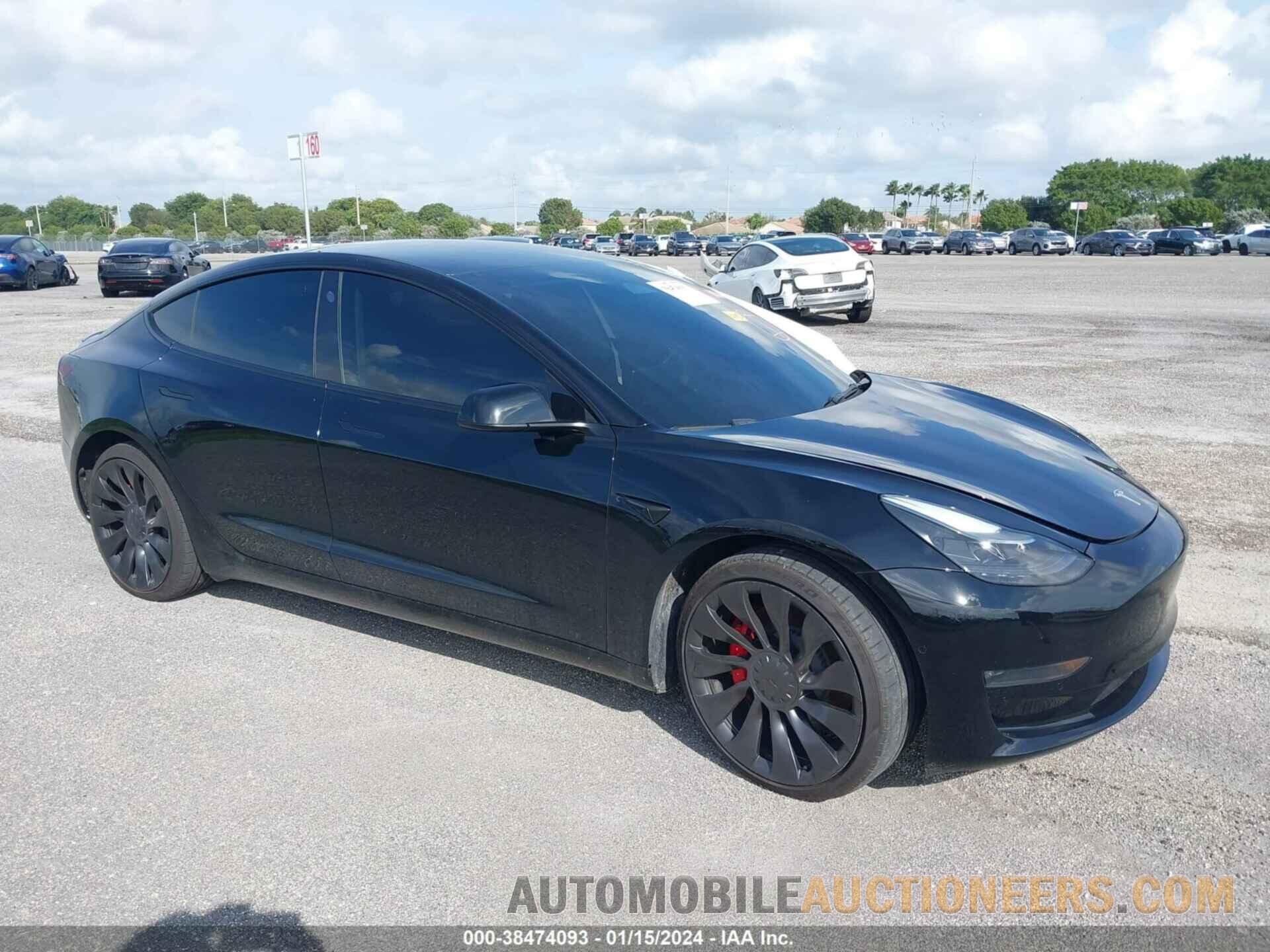 5YJ3E1EC1NF275277 TESLA MODEL 3 2022