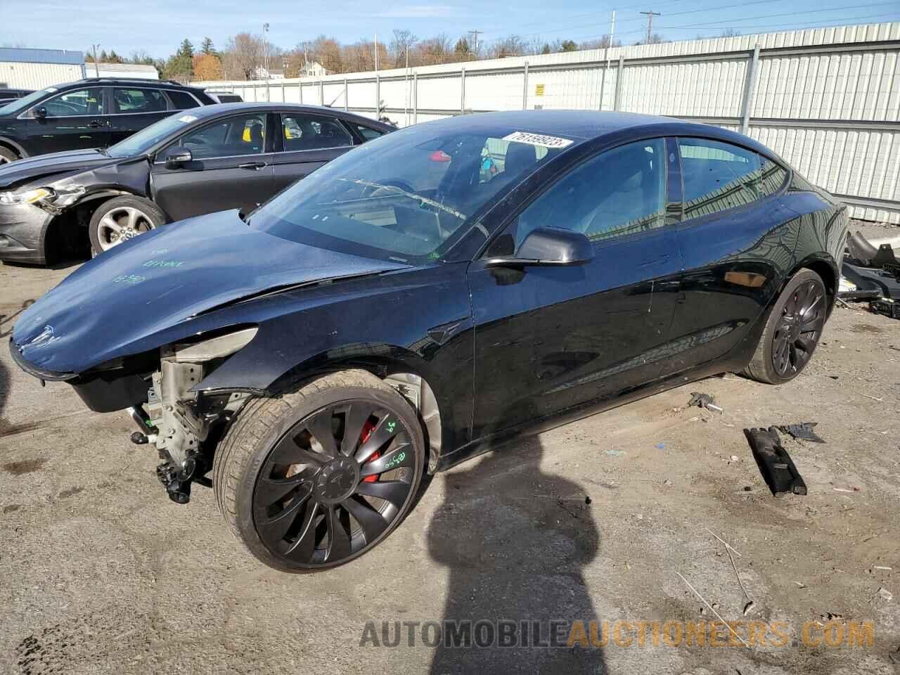 5YJ3E1EC1NF316989 TESLA MODEL 3 2022