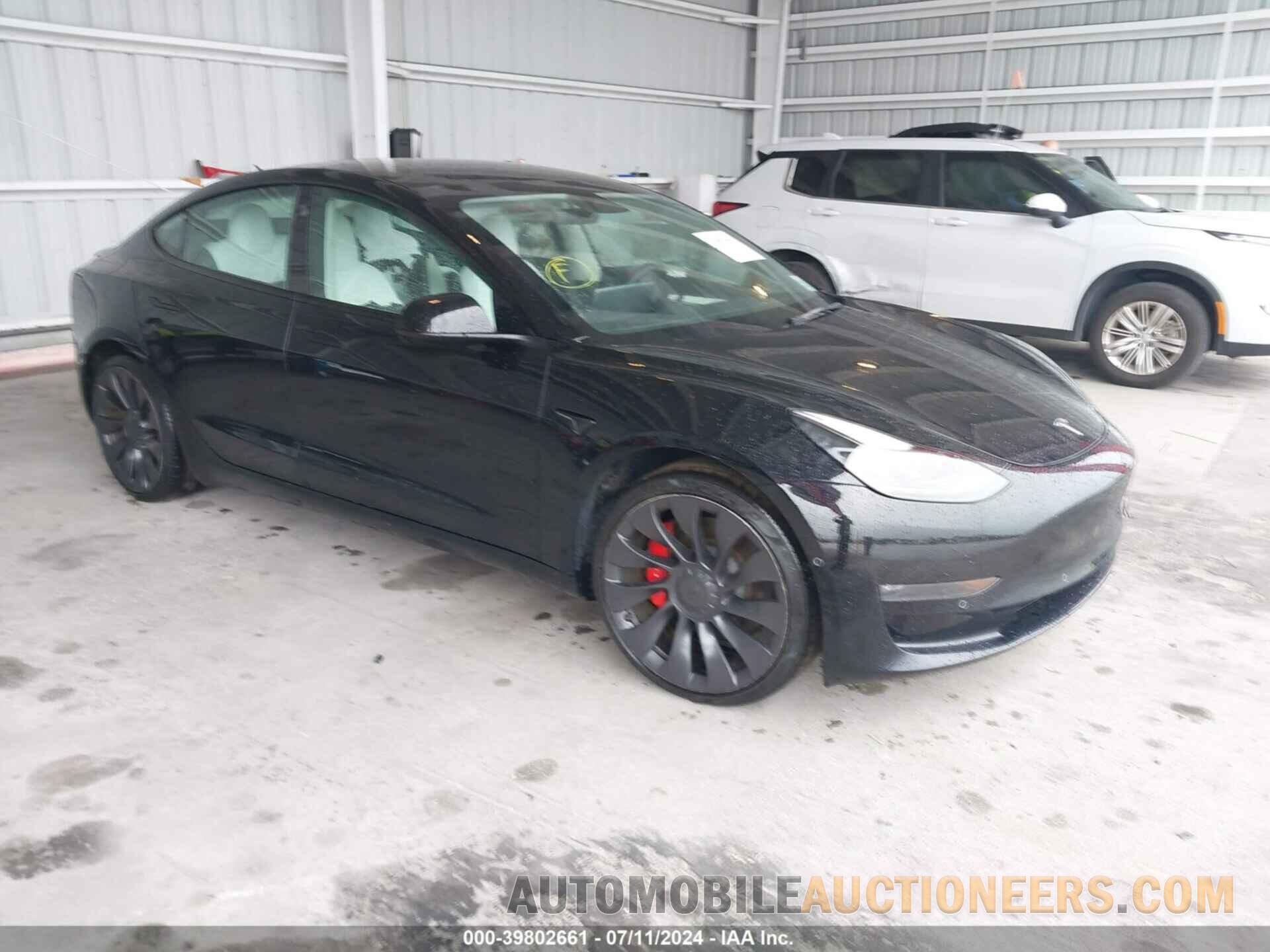 5YJ3E1EC1NF347756 TESLA MODEL 3 2022