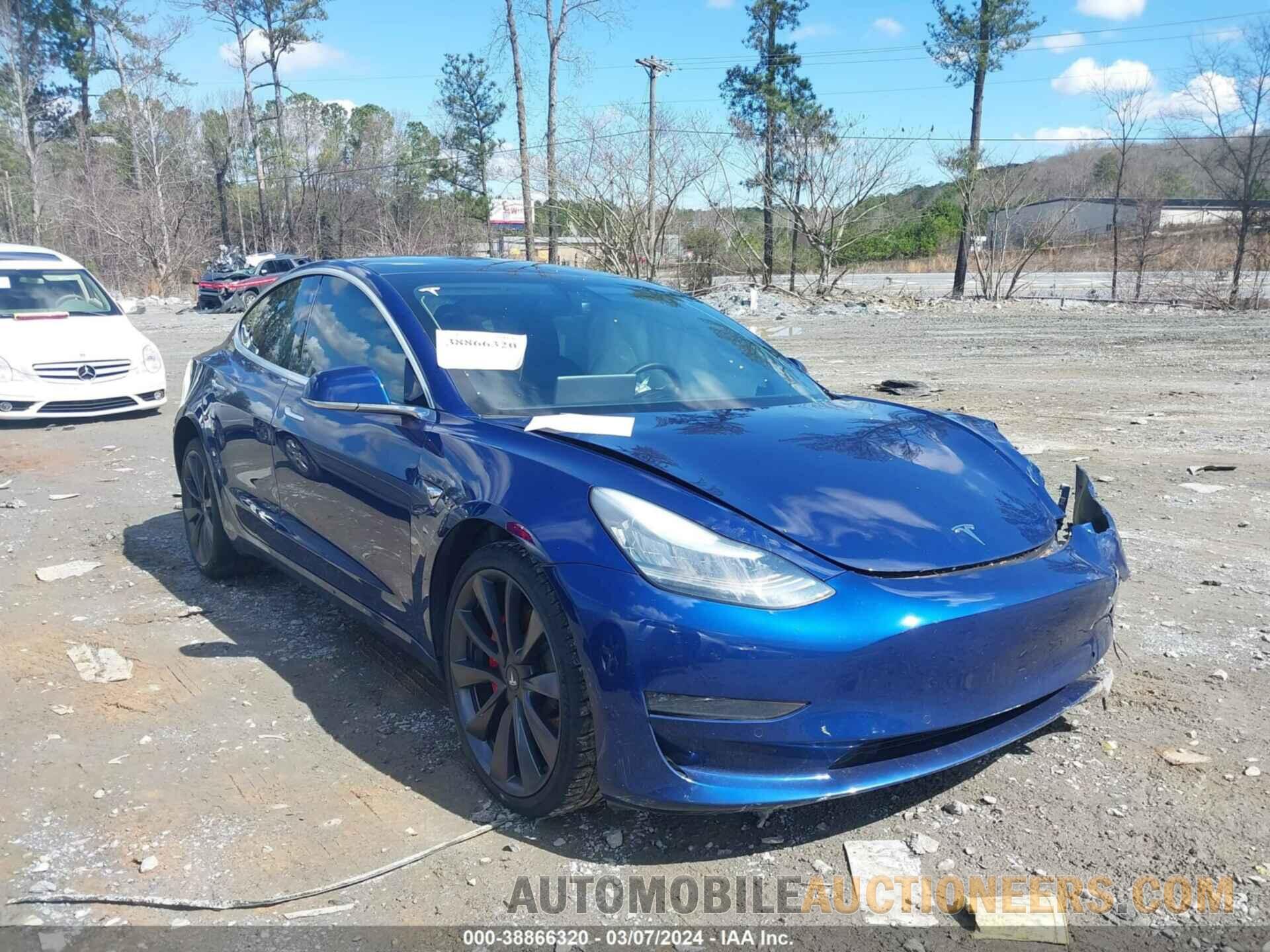 5YJ3E1EC2LF713284 TESLA MODEL 3 2020