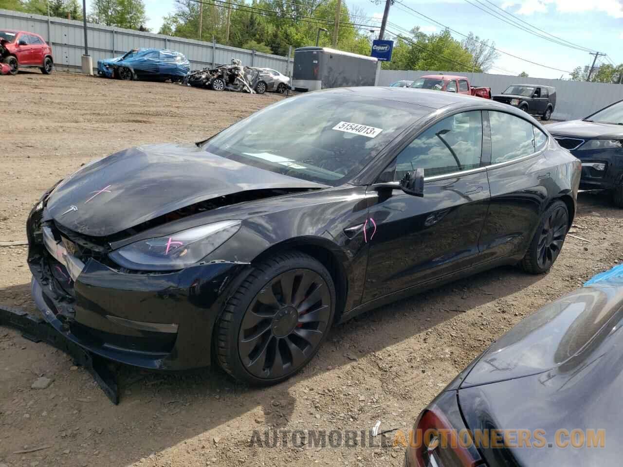 5YJ3E1EC2MF024783 TESLA MODEL 3 2021