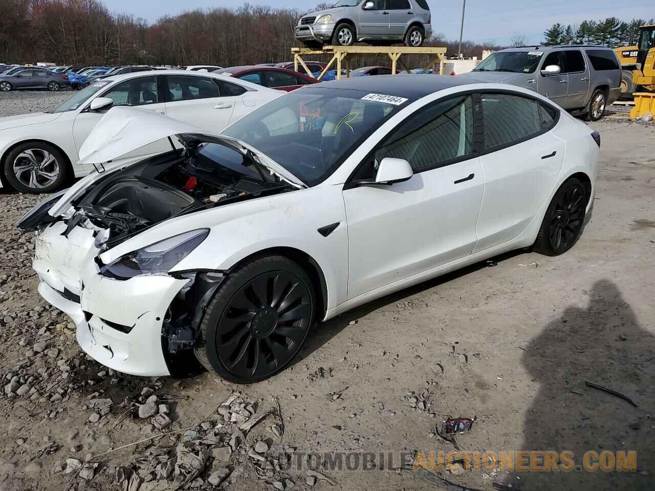 5YJ3E1EC2MF044192 TESLA MODEL 3 2021