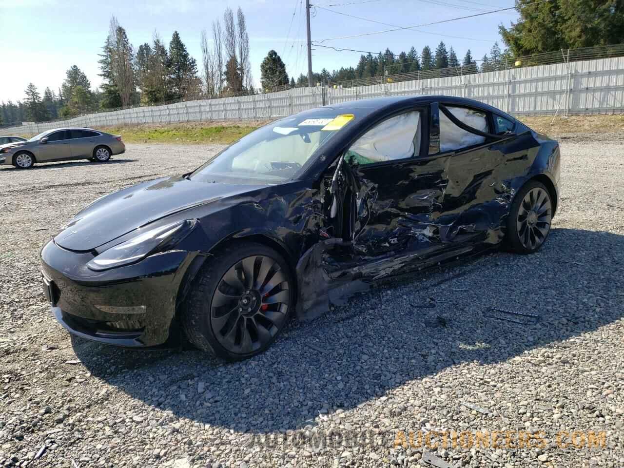 5YJ3E1EC2MF054446 TESLA MODEL 3 2021