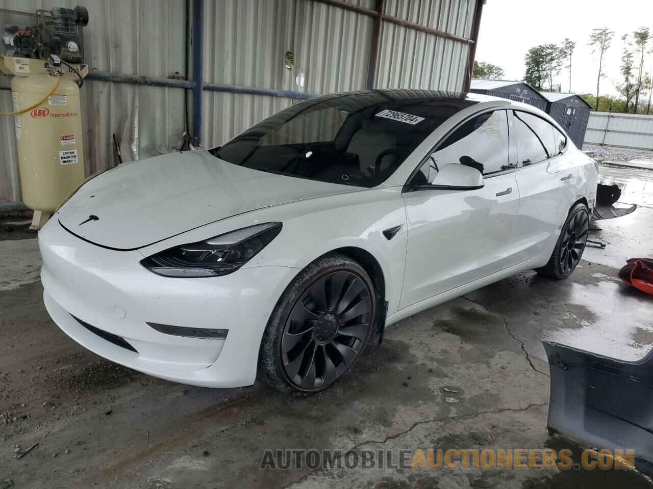 5YJ3E1EC2MF061168 TESLA MODEL 3 2021