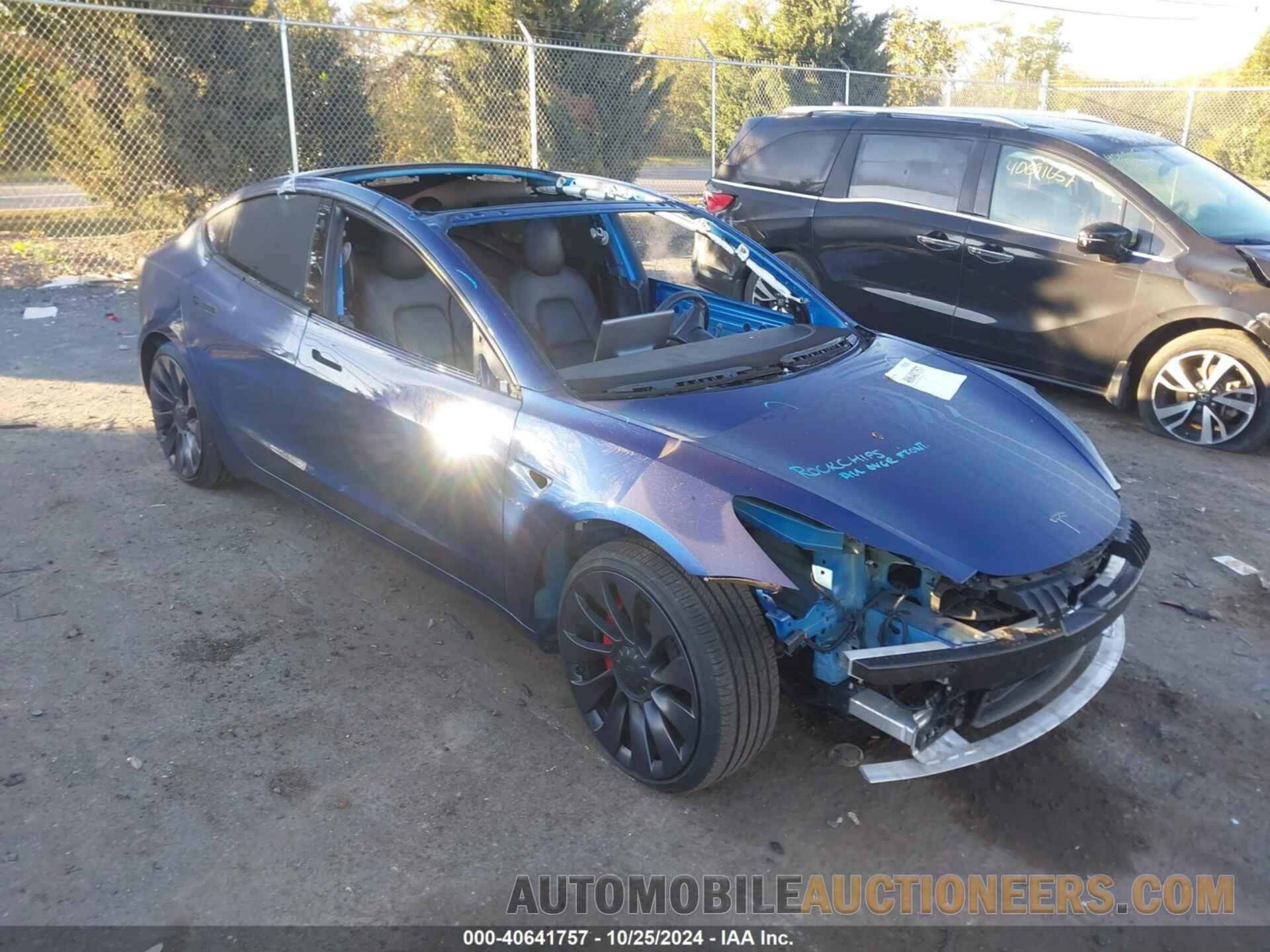 5YJ3E1EC2MF063373 TESLA MODEL 3 2021