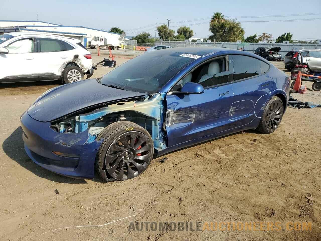 5YJ3E1EC2MF070873 TESLA MODEL 3 2021