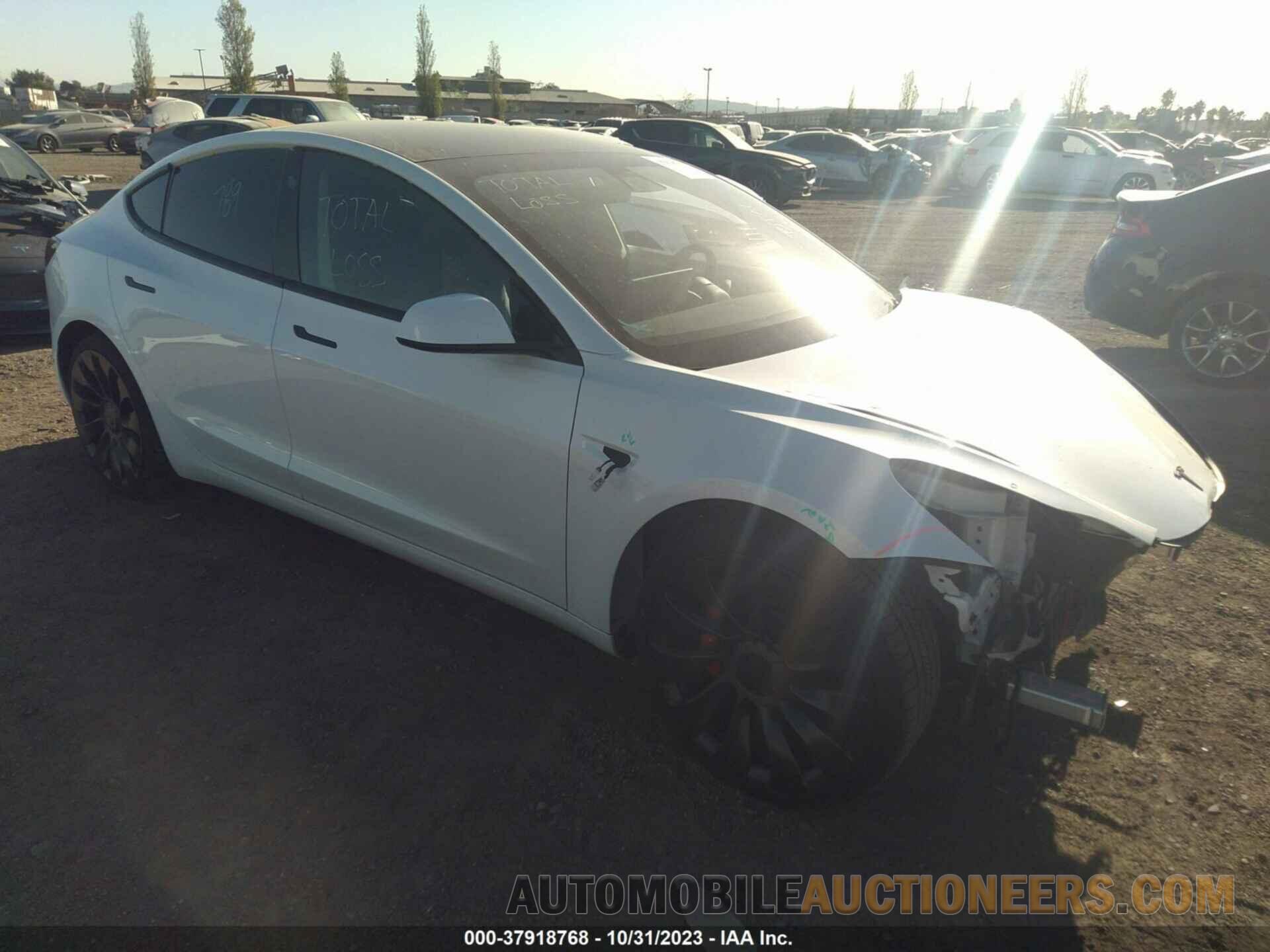 5YJ3E1EC2MF076253 TESLA MODEL 3 2021