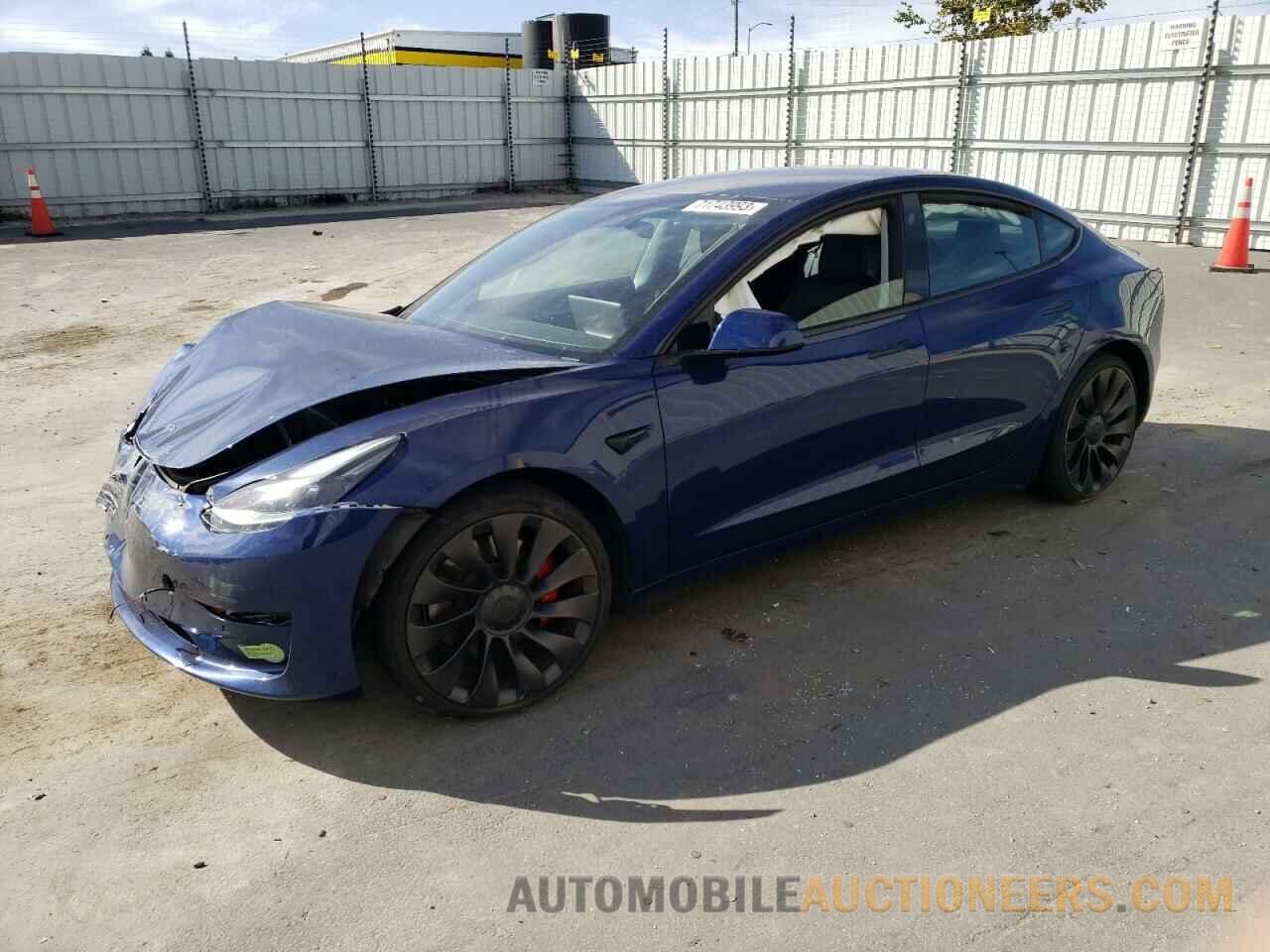 5YJ3E1EC2MF095983 TESLA MODEL 3 2021