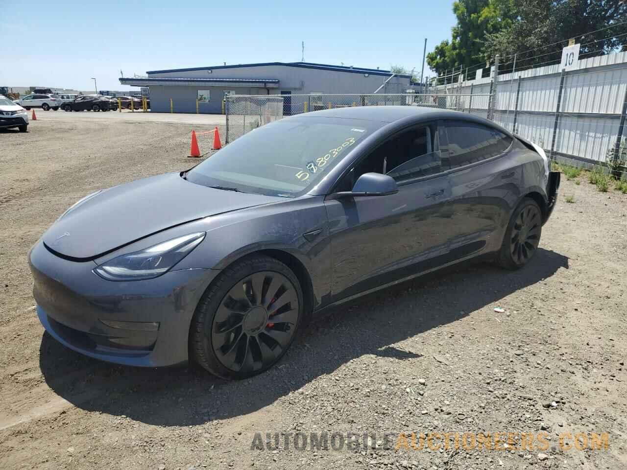 5YJ3E1EC2NF123511 TESLA MODEL 3 2022