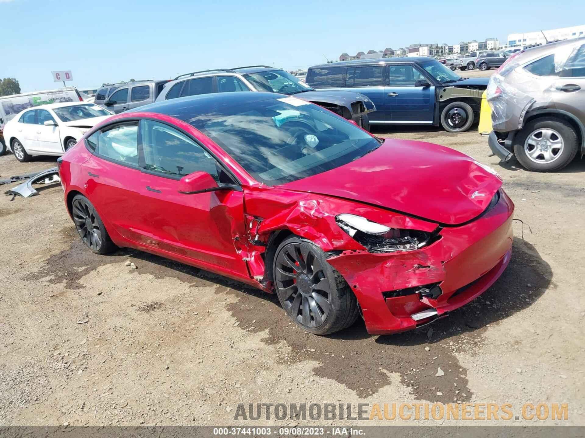 5YJ3E1EC2NF234530 TESLA MODEL 3 2022