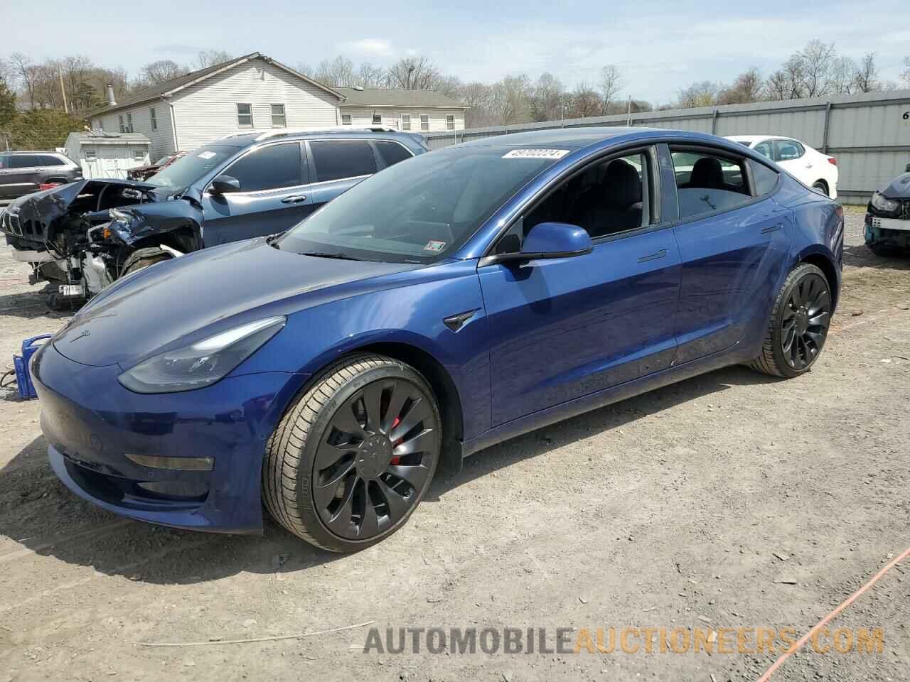 5YJ3E1EC2NF330562 TESLA MODEL 3 2022