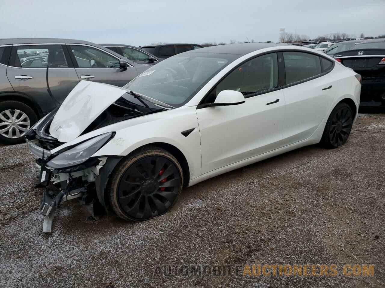 5YJ3E1EC2NF343103 TESLA MODEL 3 2022