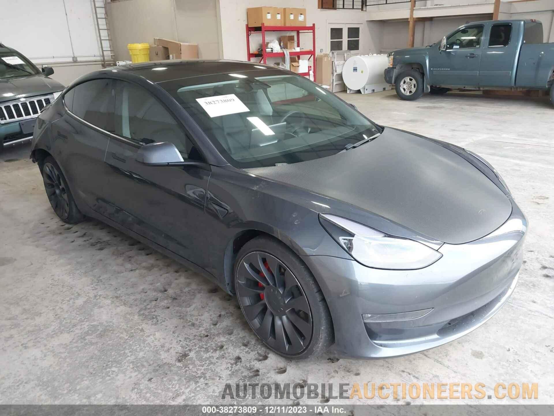 5YJ3E1EC3MF020502 TESLA MODEL 3 2021