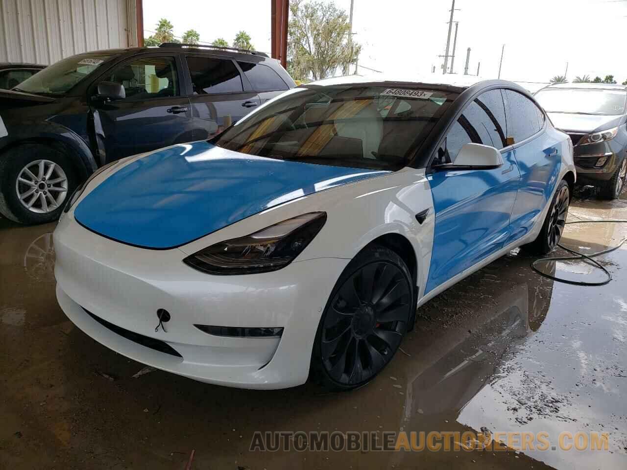 5YJ3E1EC3MF037025 TESLA MODEL 3 2021