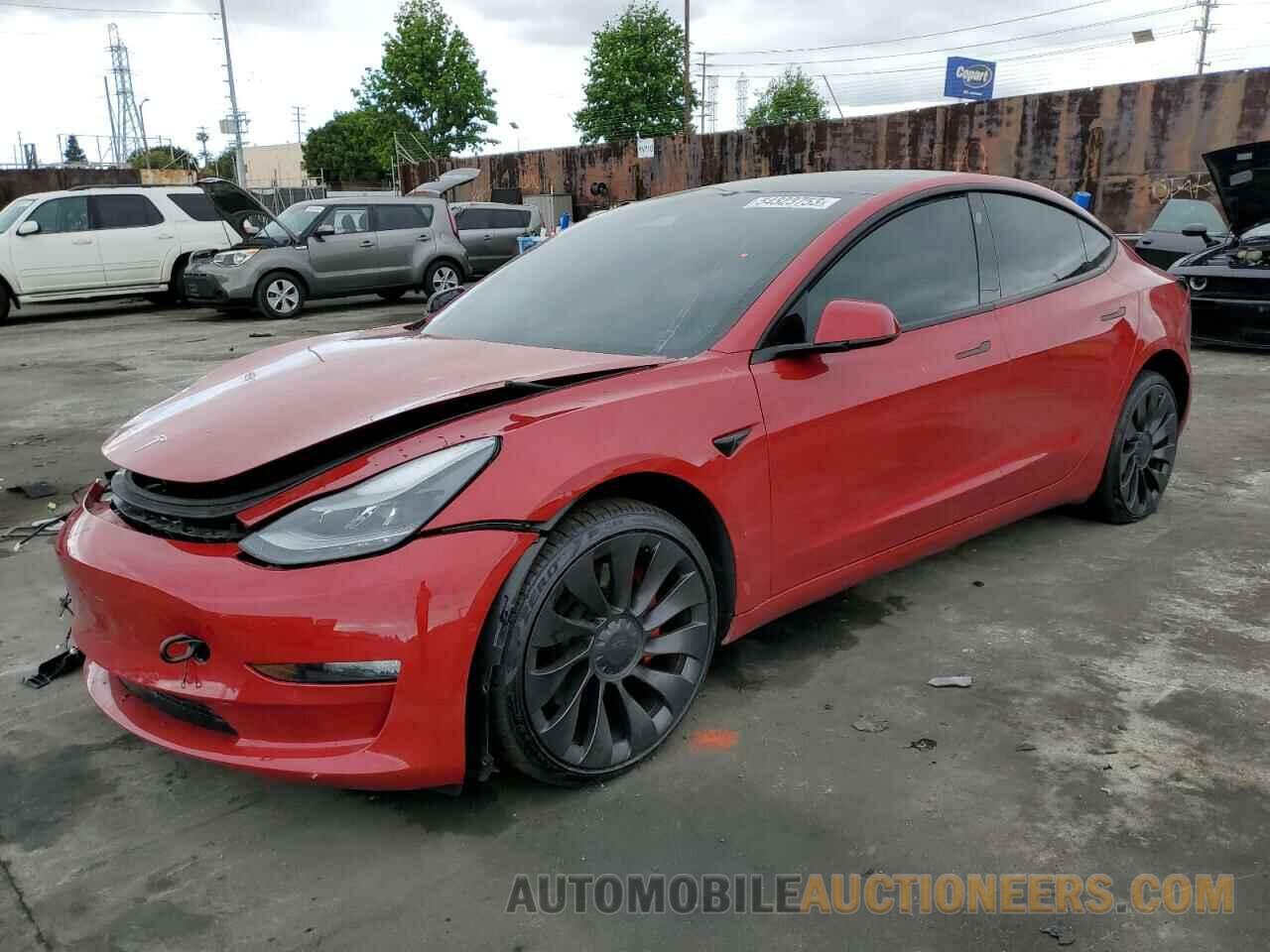 5YJ3E1EC3MF044251 TESLA MODEL 3 2021